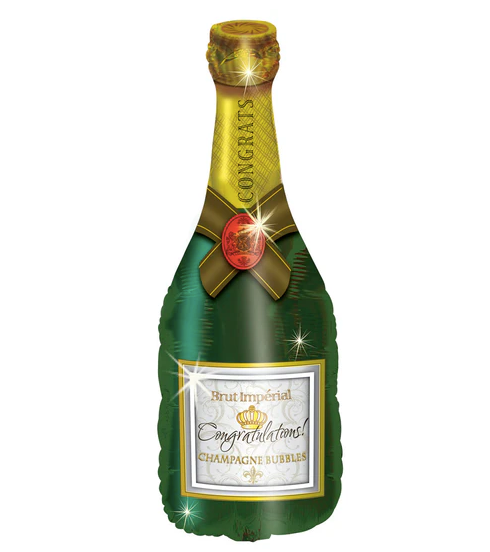 35" Congratulations Champagne Bottle Balloon