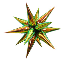 Exploding Stars Dark Iridescent FLAT 40