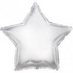 2 Star Shaped Foil Balloon 18" in each. Silver
