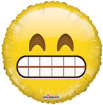 Smiley Teeth Emoji Balloon 18" Single Pack