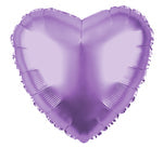 Matte Lilac Heart Shaped Foil Balloon 9