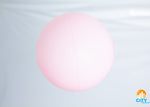 Mini Orb Foil Balloon Spheres 7 in. Pastel Pink Matte