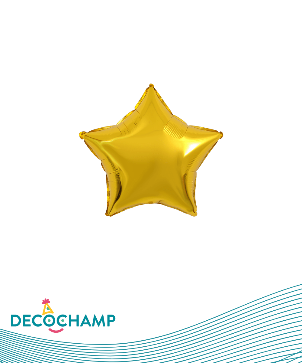 DecoStar Shape 18" Gold (Single Pack)