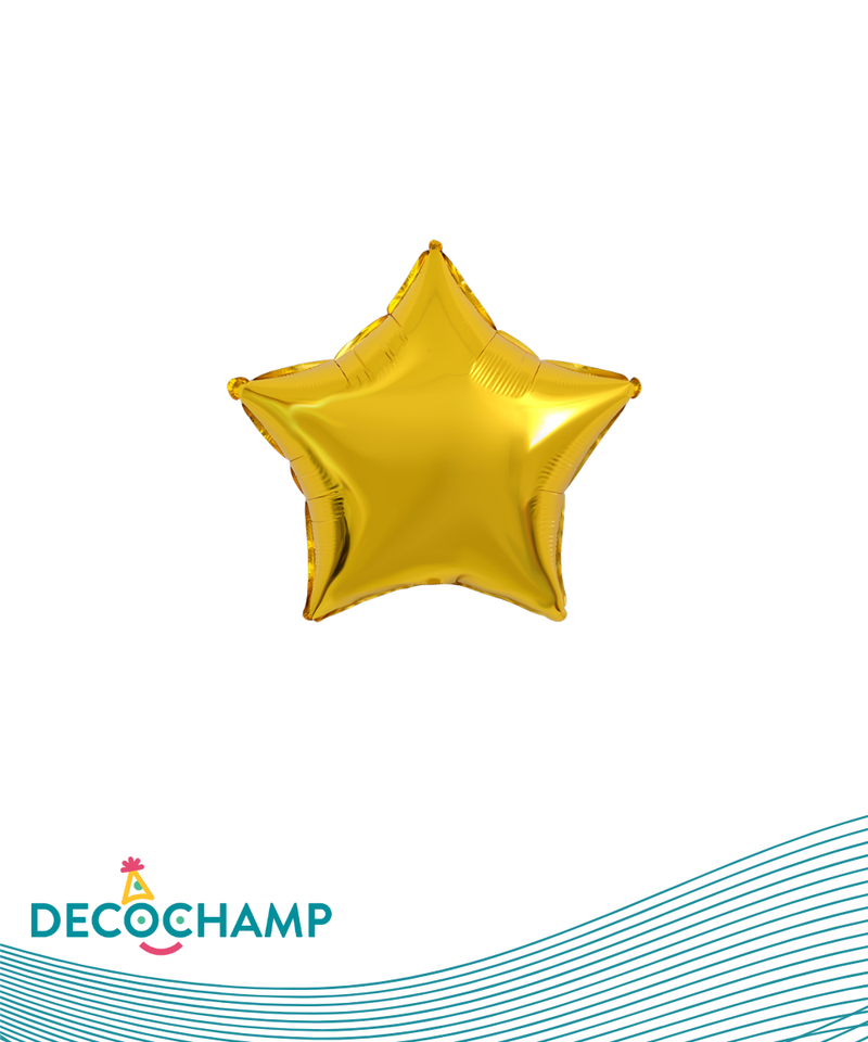 DecoStar Shape 18" Gold (Single Pack)