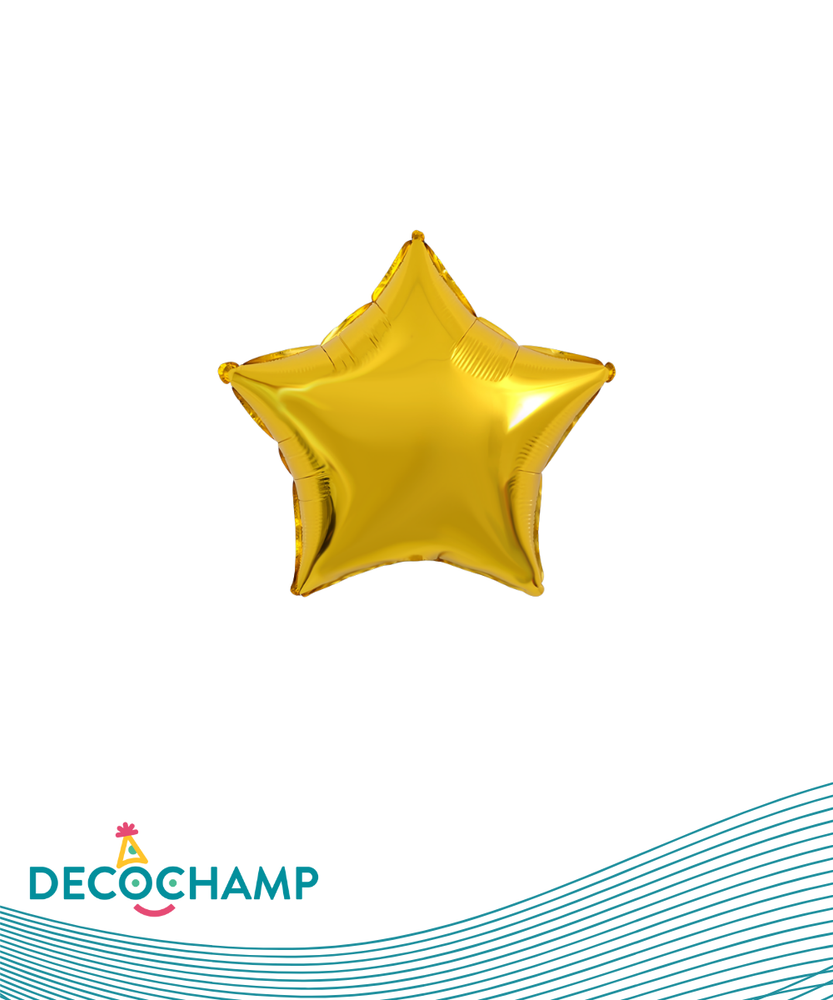 DecoStar Shape 18" Gold (Single Pack)