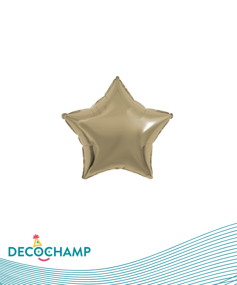 DecoStar Shape 18" Champagne (Single Pack)