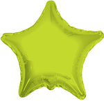 Lime Green Solid Star 18