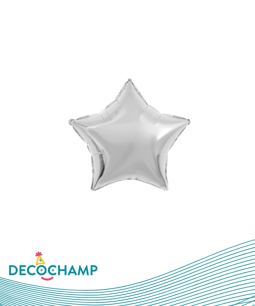 DecoStar Shape 18" Silver (Single Pack)