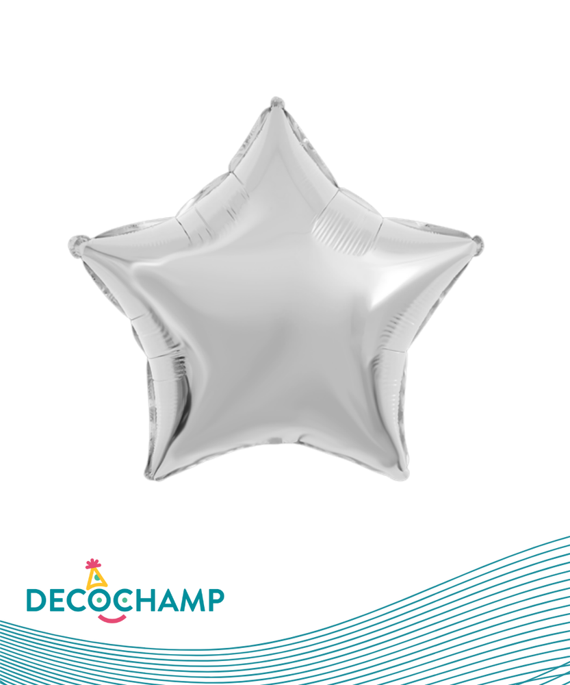 DecoStar Shape 36" Silver (Single Pack)