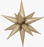 Champagne Starburst 3D Deco champ 26"