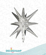Clear Starburst 3D Deco champ 22"