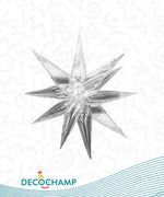 Clear Starburst 3D Deco champ 40"