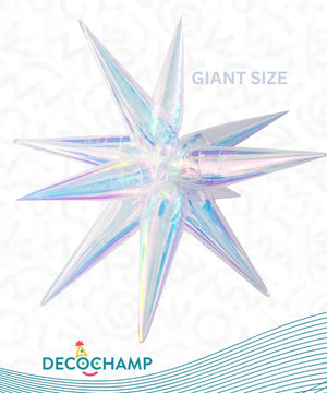 Giant Starburst 3D Deco champ 60"