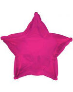 2 Star Shaped Foil Balloon 18" in each. Hot Pink
