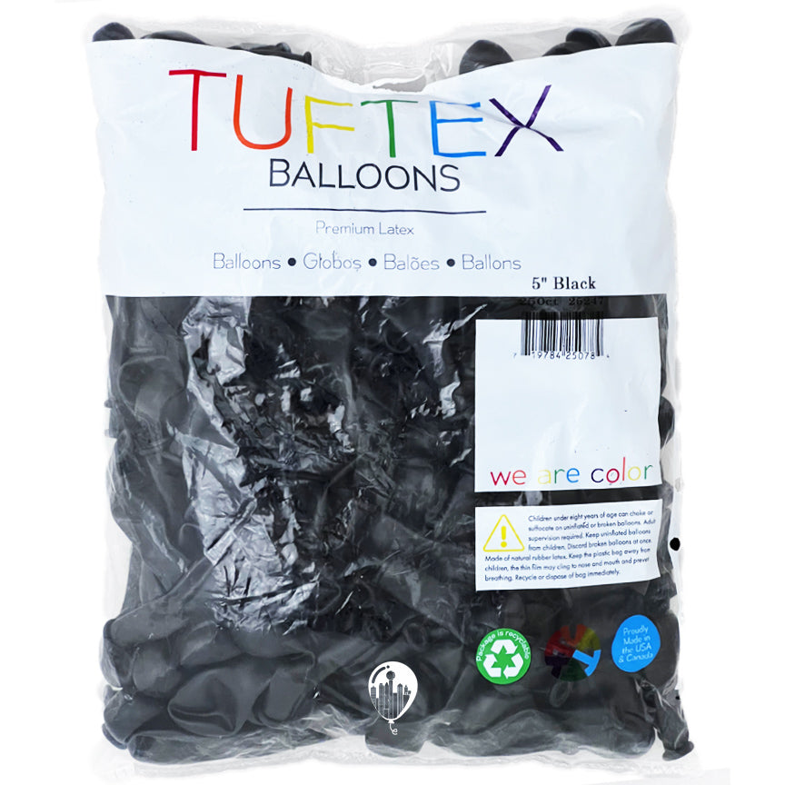 TUFTEX | Designer Balloon Black - 5 in.