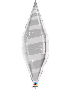 2 Taper Silver Swirl 38"