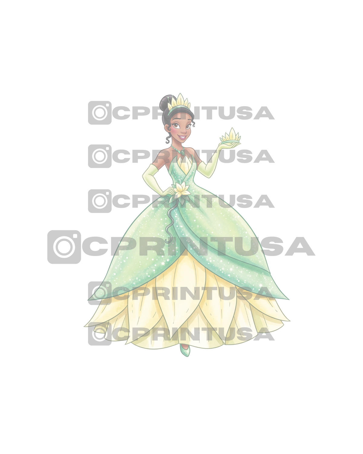 PRINCESS AND THE FROG - TIANA #2 CUT OUT