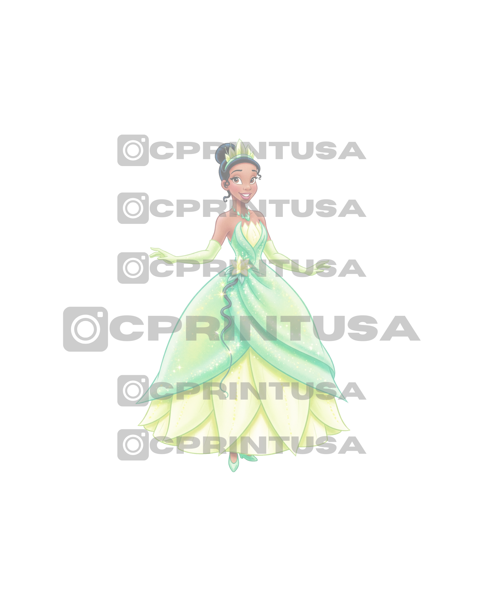 PRINCESS AND THE FROG - TIANA #4 CUT OUT