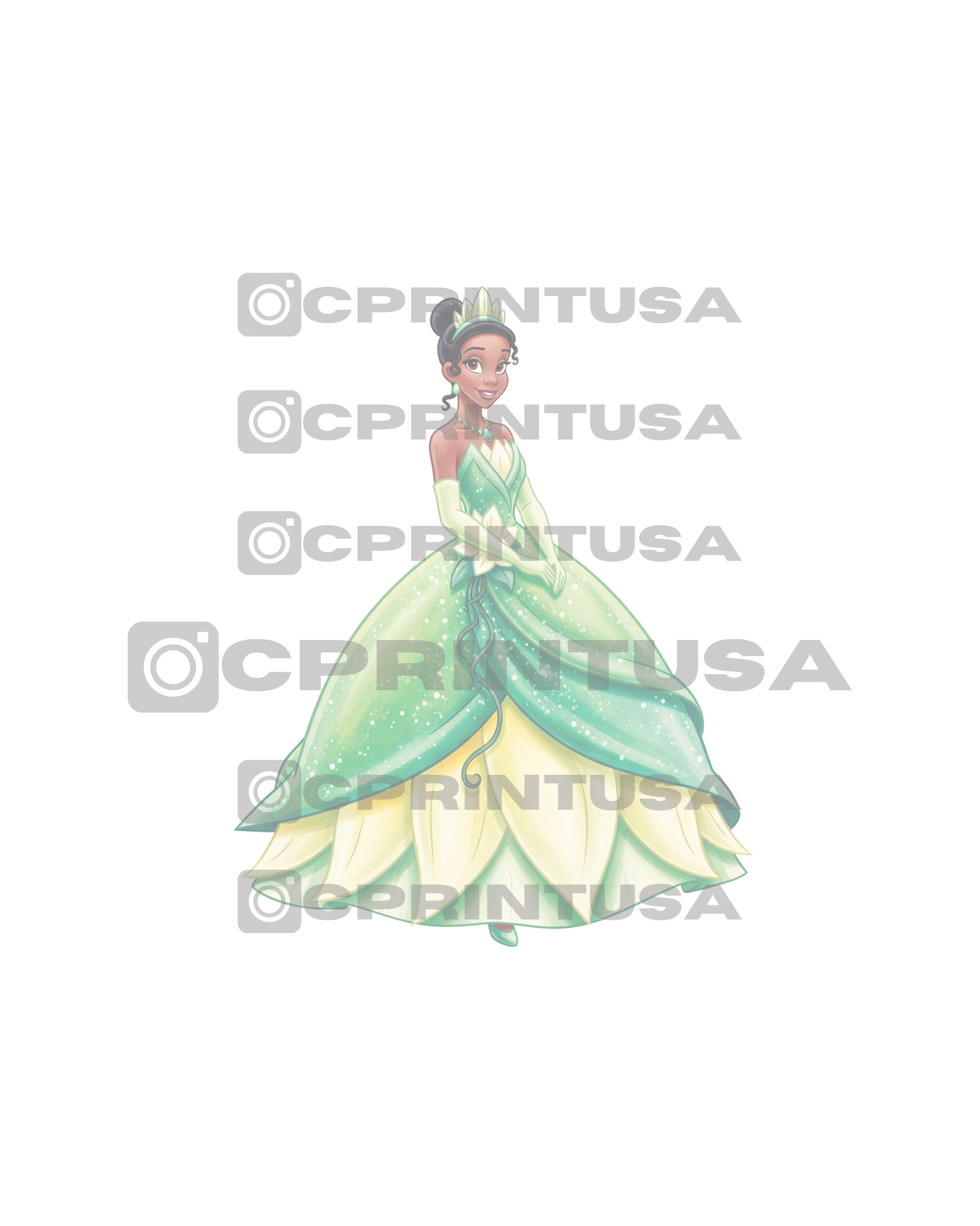 PRINCESS AND THE FROG - TIANA #1 CUT OUT