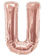 Letter U Rose Gold- 34" in