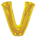 Letter V Gold- 34" in