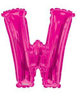 Letter W Hot Pink- 14" in