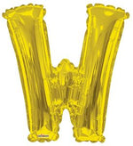 Letter W Gold- 14" in