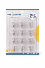 Deco-Adhesive Hooks Heavy Duty