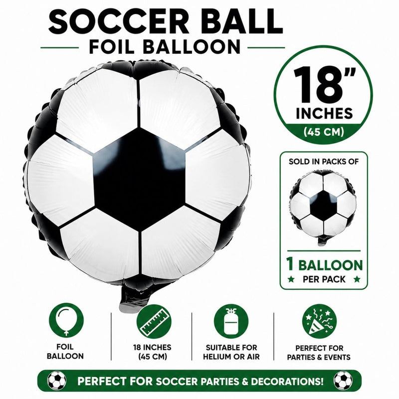 Soccer Foil Balloon 18"