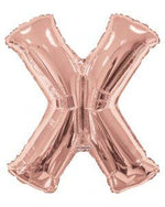 Letter X Rose Gold- 14" in