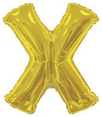 Letter X Gold- 14" in