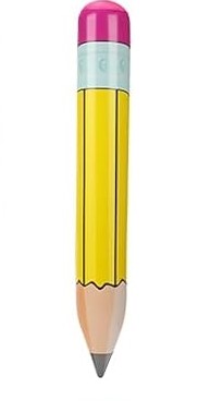 Pencil Shape - Inflatable 28.7 in. (Choose color)