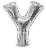 Letter Y Silver- 34" in