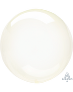 Crystal Clearz Bubble (Yellow) 18"