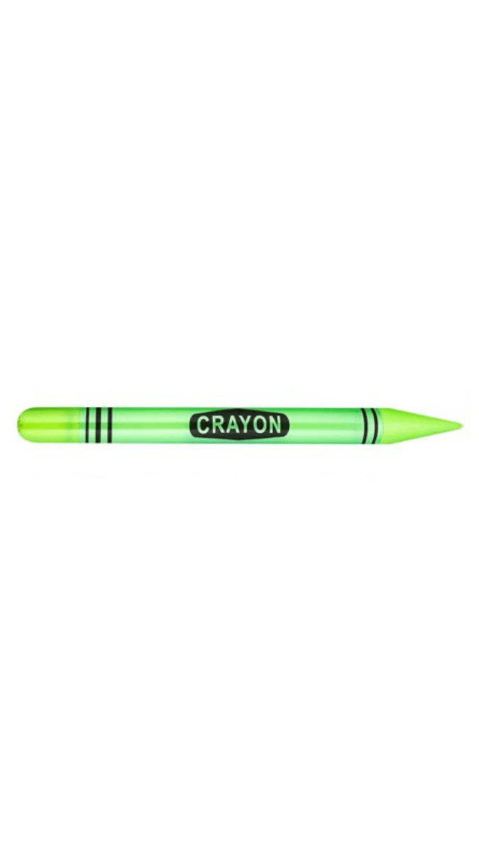 Crayon Shape - Inflatable 41 in. (Choose color)
