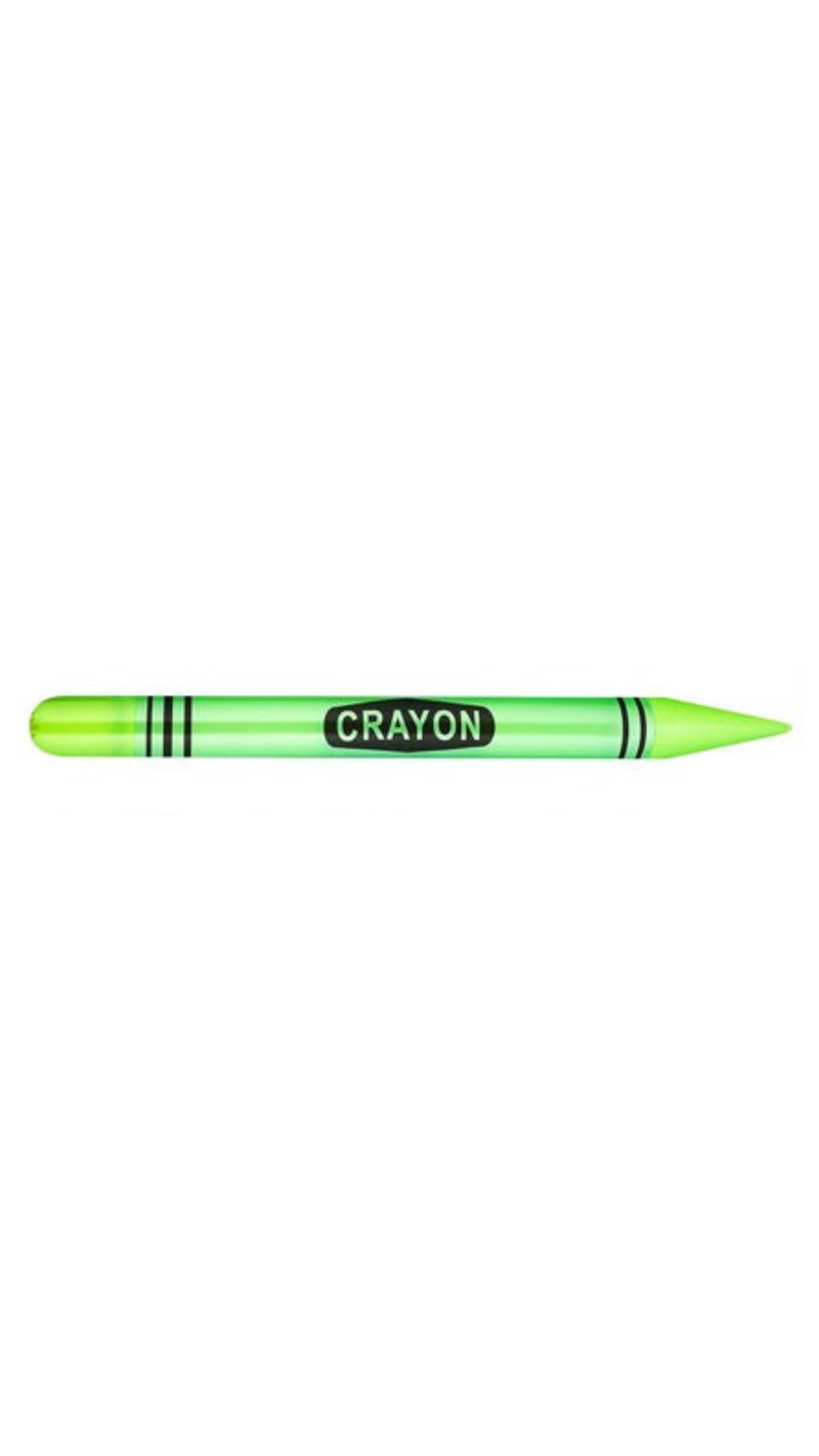 Crayon Shape - Inflatable 41 in. (Choose color)