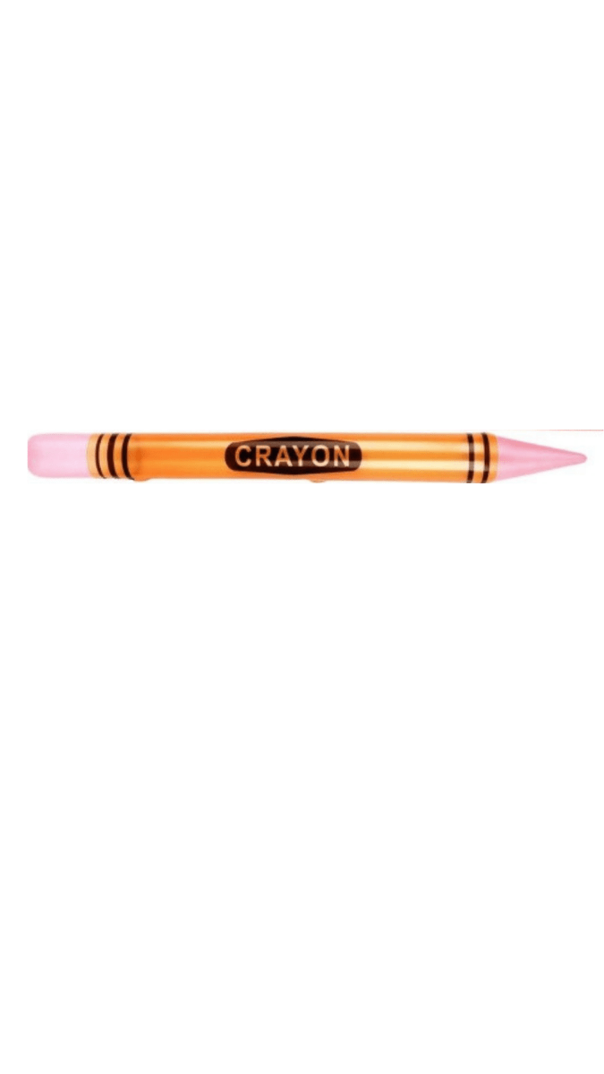 Crayon Shape - Inflatable 41 in. (Choose color)