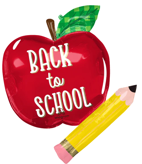 Back to School Apple & Pencil 26" x 31"
