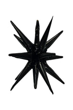 Starburst 3D Foil Balloon - 22" Black