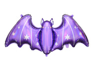 Purple Bat Foil Balloon 38"