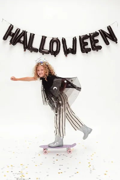 FOIL BALLOON HALLOWEEN BLACK (248X46CM) - FB216