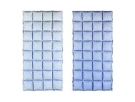 RECTANGULAR FOIL BALLOON BACKDROP BLUE OMBRE(72x143CM) 28"x56"