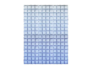 RECTANGULAR FOIL BALLOON BACKDROP BLUE OMBRE(72x143CM) 28"x56"