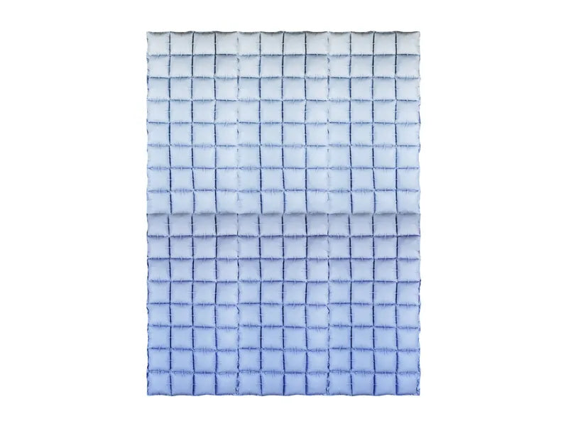 RECTANGULAR FOIL BALLOON BACKDROP BLUE OMBRE(72x143CM) 28"x56"