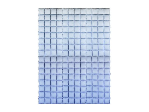 RECTANGULAR FOIL BALLOON BACKDROP BLUE OMBRE(72x143CM) 28