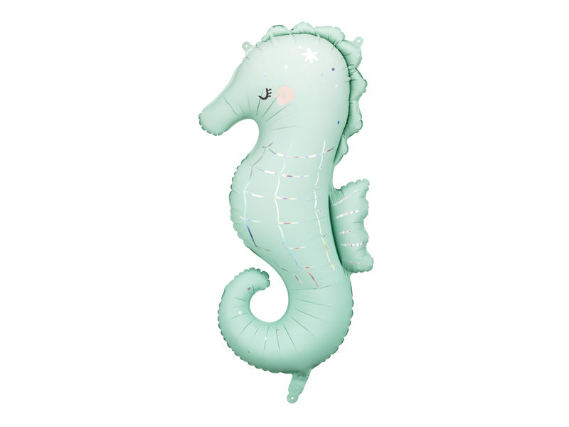 Seahorse foil balloon 30 inch – under the sea party decor 