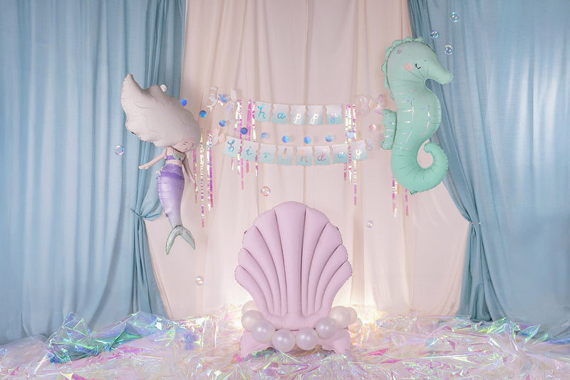 Seahorse foil balloon 30 inch – under the sea party decor 