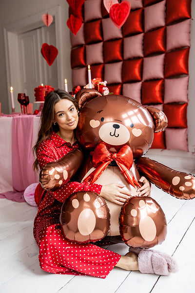 Teddy Bear Standing Foil Balloon FB262 - 32" | Party Deco