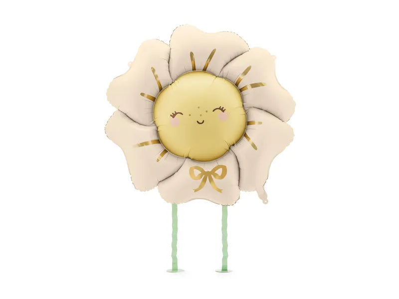 Foil Balloon Light Beige Flower - FB273-013J