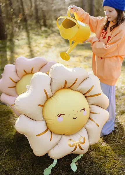 Foil Balloon Light Beige Flower - FB273-013J